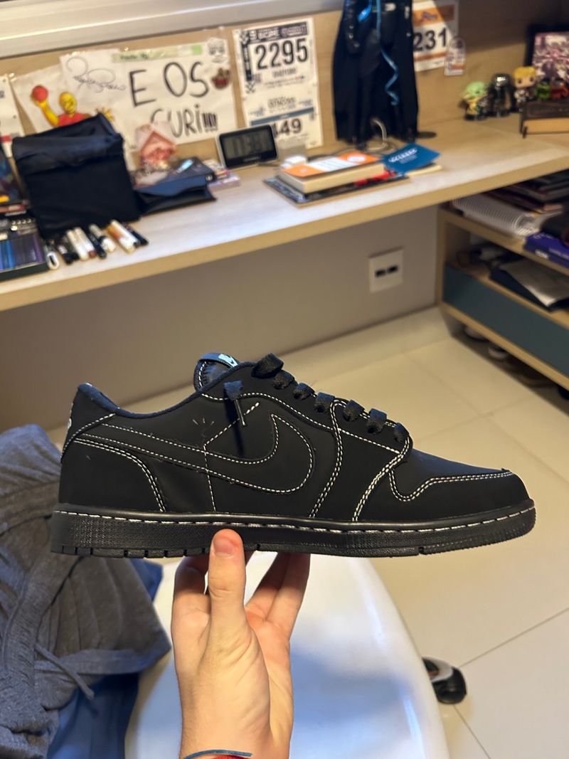 Tênis Travis Scott x Low Black Phantom - Estilo Exclusivo e Conforto