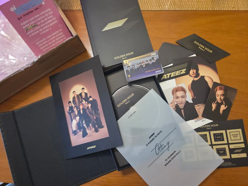 ATEEZ - GOLDEN HOUR: PART. 1: K-Pop com fretes e taxas inclusos