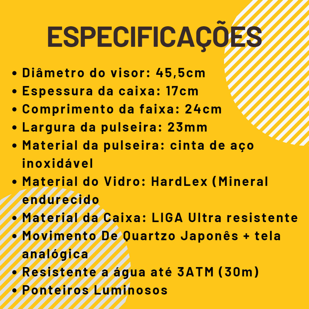 relógio naviforce 9182