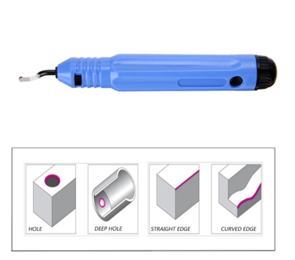 Escareador Corta Rebarbas Impressão 3D Caneta Kit 10 Lâminas deburring