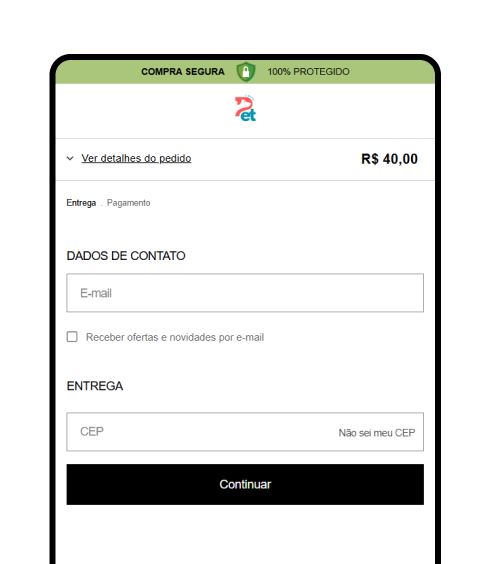 Loja sem o app Replay