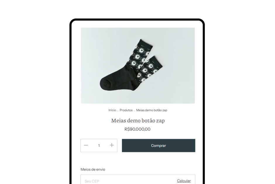 Loja sem o app Replay