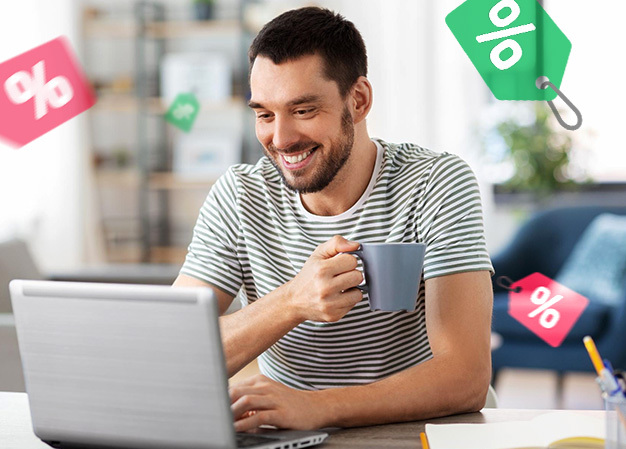 Loja com o app Replay