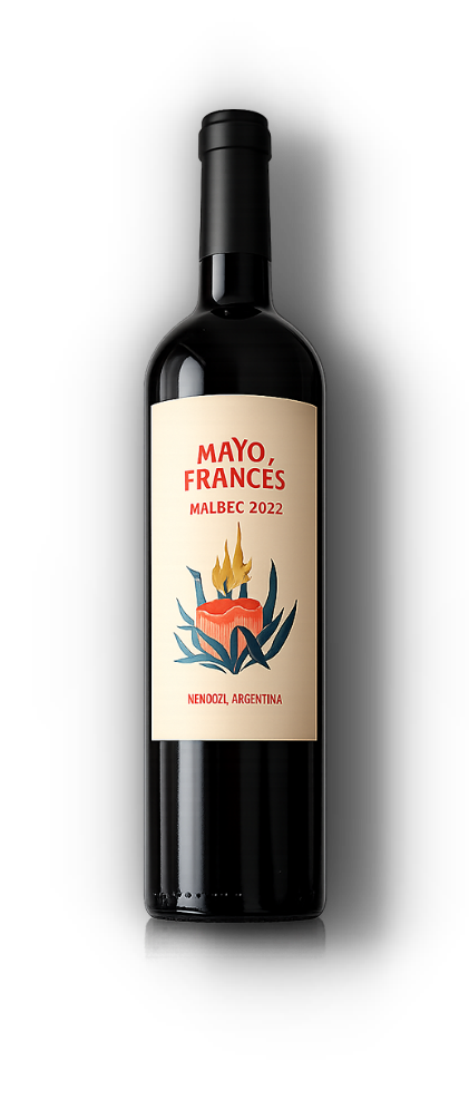 Vino mendocino malbec