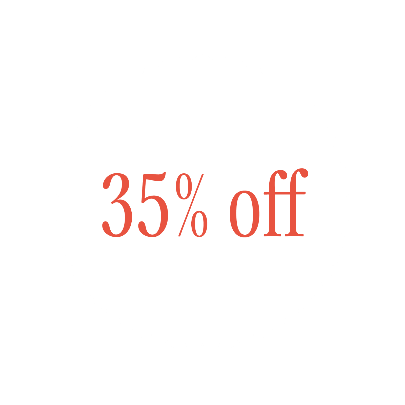 35% off