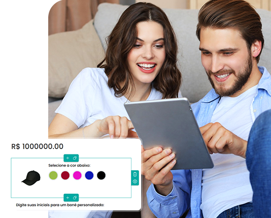 homem feliz ao receber notificações de vendas concluídas
