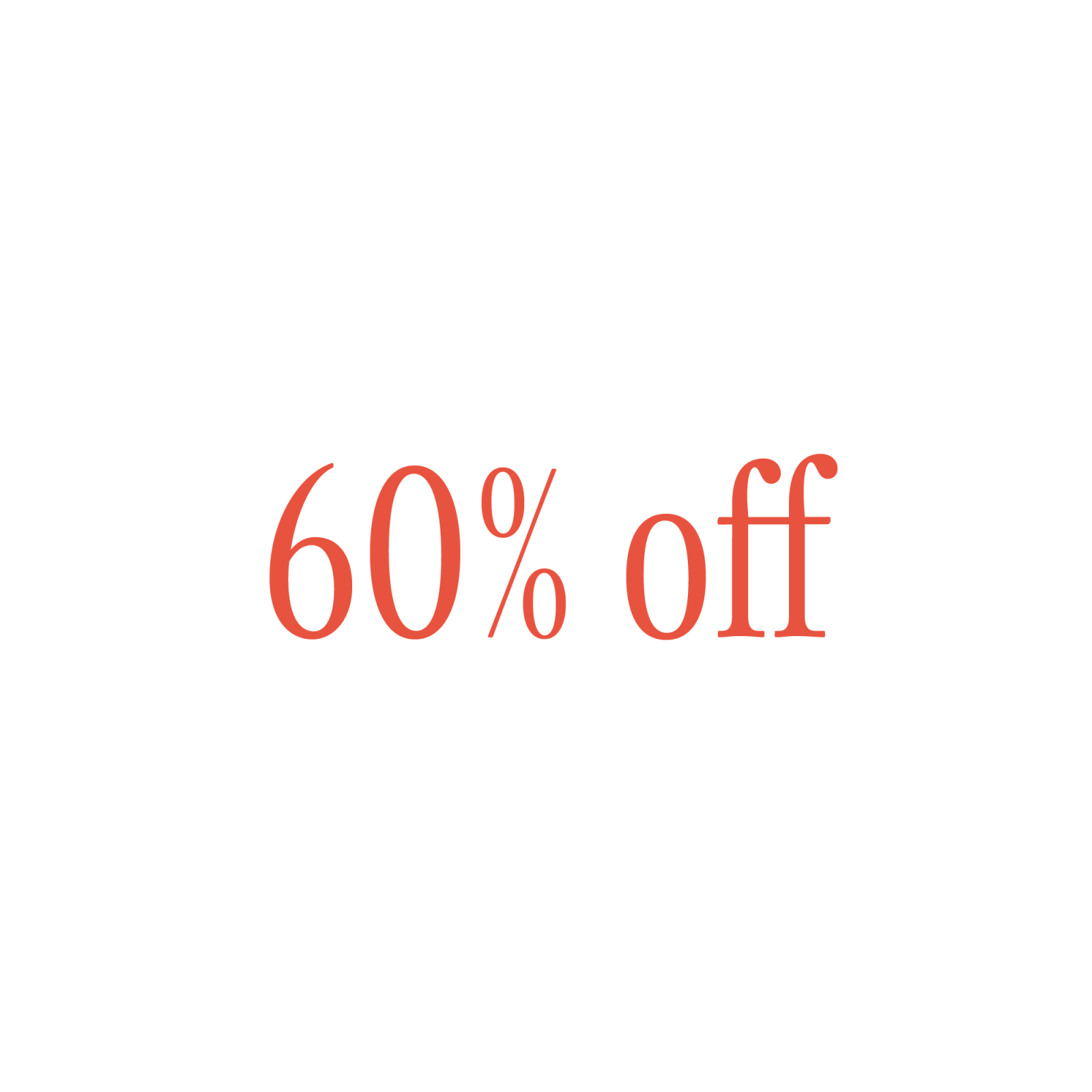 60% off