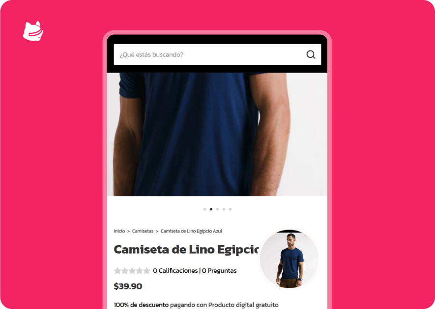 Loja com o app Replay
