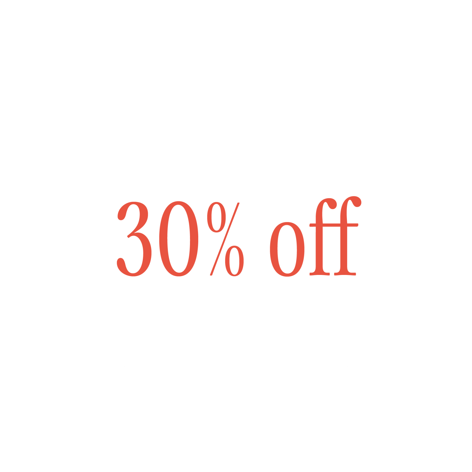 30% off