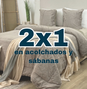 2x1 en acolchados y sábanas en Casa de Pedro