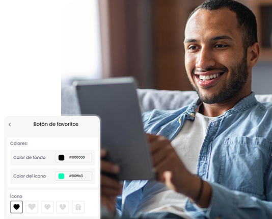 homem feliz ao receber notificações de vendas concluídas